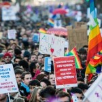 Pro-gay marriage march in Paris