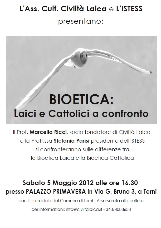 BIOETICA: laici e cattolici a confronto