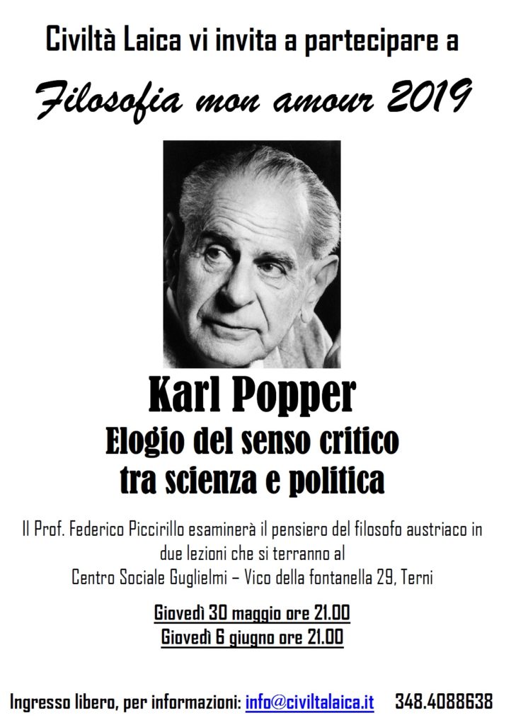 filosofia mon amour 2019: Karl Popper