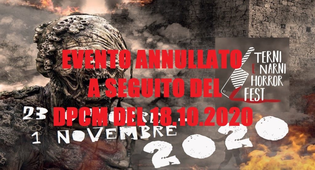 TERNI - NARNI HORROR FEST 2020 - IL PROGRAMMA